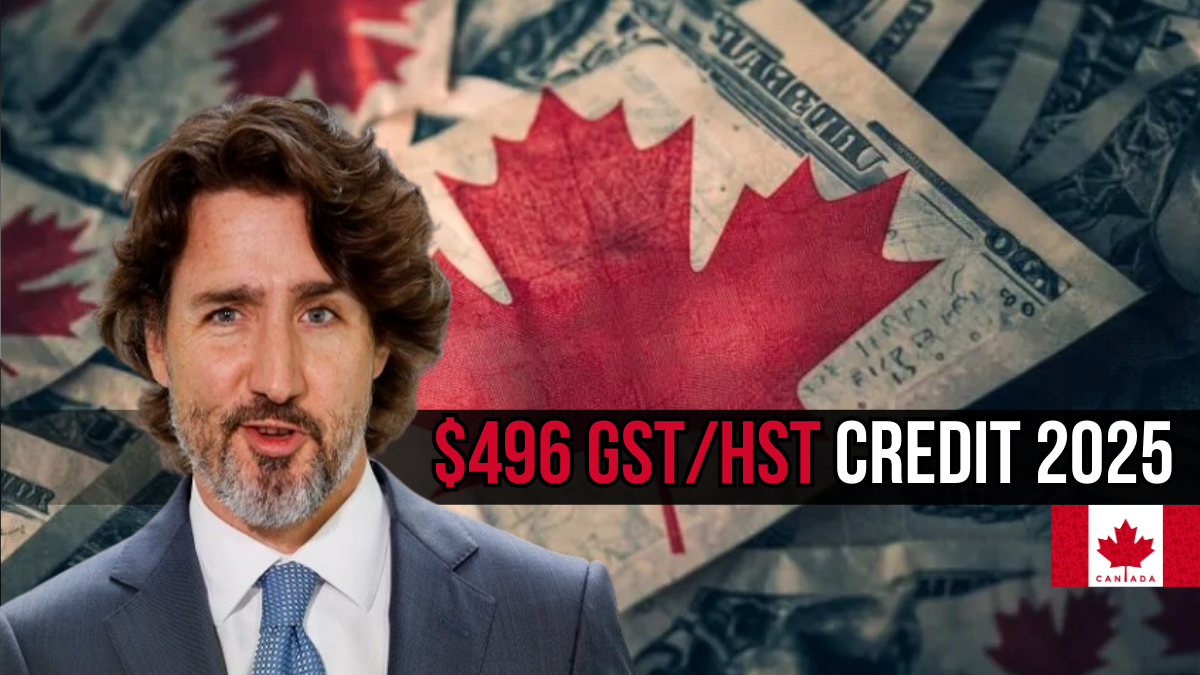 $496 GST/HST Credit 2025